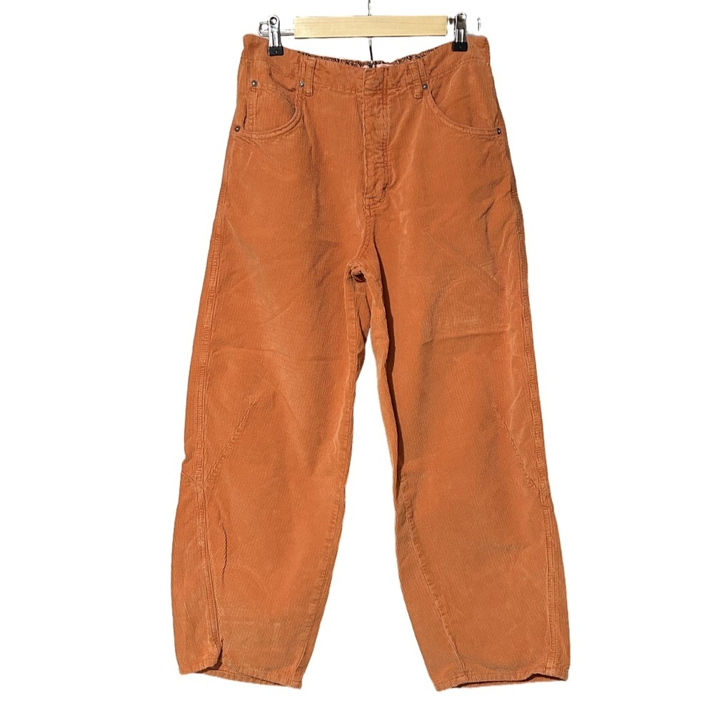 We The Free Orange Corduroy Pants 100% Cotton
